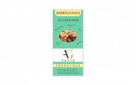 All Good Taste Berrylicious Energy Bar   Box  30 grams